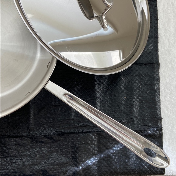 ALL CLAD 4 QT. Stainless Steel Deep Sauté Pan - Picture 3 of 7